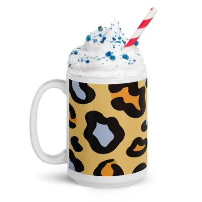 Leopard print mug - Image 1 of 4