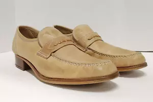 Vintage Kinney® Shoes Loafers in Saddle Leather Men's Size 10.5 - Picture 1 of 16