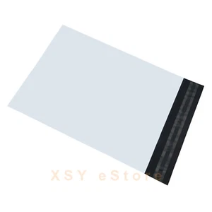 50 weiße Poly Umschläge Versandtaschen Kurier Versandtaschen 10" x 13"_250 x 340+45 mm - Bild 1 von 1