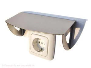 Schutzdach Steckdose Wechselkontrollschalter Feuchtraum Gummistecker  IP44 IP20 - Bild 1 von 1