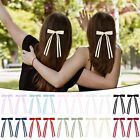2PC Hair Clips For Women Tassel Ribbon Bowknot Hair Clips With Long Tail Women