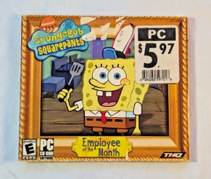 2002 SpongeBob SquarePants Employee of the Month PC Game Windows’98 slipcover - Picture 1 of 10