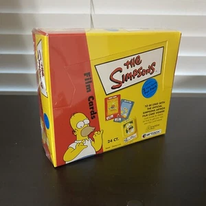 Caja de tarjetas coleccionables de tarjetas de película de Los Simpson sellada de fábrica nueva caja de arte 2000 sellada - Imagen 1 de 6