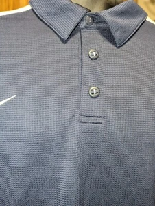 NIKE HERREN POLO GOAL TO GO MARINEBLAU WEISS GROSS - Bild 1 von 10