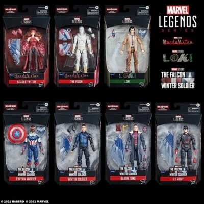 Marvel Legends Disney + Wave 1 Capitán América juego completo de 7 construir una figura  Foto 1 de 4