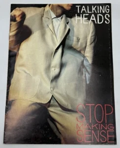 Talking Heads 1984 Stop Making Sense Concert Movie Program Book 1984 - Picture 1 of 12