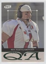 2004 SAGE Hit Q & A Silver Ben Roethlisberger #Q7 Rookie RC