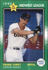1990 Midwest League All-Stars Grand Slam #28 Frank Carey