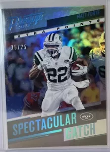 /25 Matt Forte Panini 2017/2018 Prestige New York Jets Numbered Card 17/18 # 9 - Picture 1 of 4