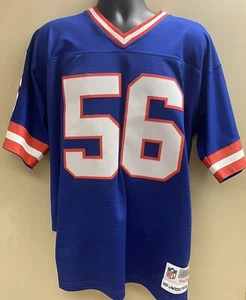 LAWRENCE TAYLOR MITCHELL & NESS NEW YORK GIANTS SIZE 44 LARGE JERSEY STITCHED - Picture 1 of 6