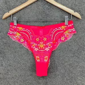 NEW Bras N Thing Vamp Lingerie Set G-String Womens Size 12 Suspenders Pink 5411 - Picture 1 of 14