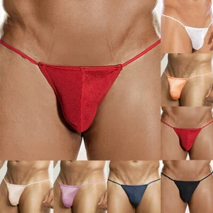 Sexy Uomo Lingerie Slip Intimo Perizoma Bikini Tanga Mutandine Mutande Au - Zdjęcie 1 z 28