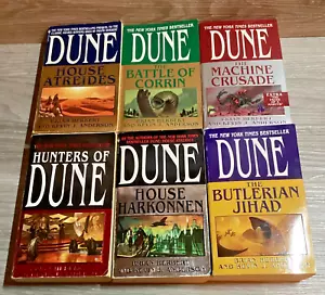 Dune Prequel Lot of 6 Brian Herbert & Kevin J. Anderson Sci-Fi Paperback Books - Imagen 1 de 24