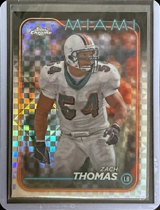 Zach Thomas - 2024 Topps Chrome Football - X-Fractor #109 - Bild 1 von 1