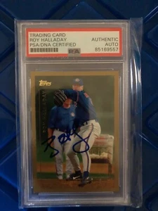 Roy Halladay Autographed PSA Authenticated 1999 Topps Trading Card, RARE, BEAUTY - Picture 1 of 3