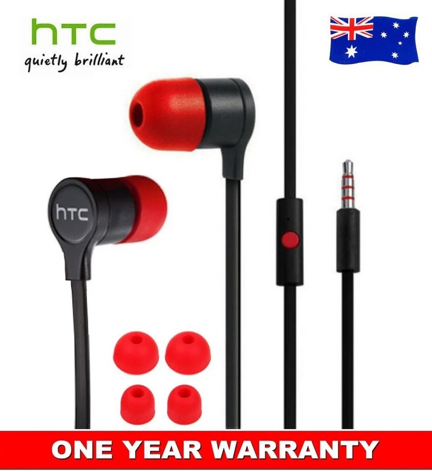 Original Genuine Stereo Earphone Headset With Remote Mic for HTC One M8 M7 Max - Image 1 of 4