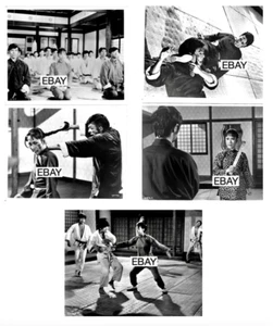 LADY KUNG FU A.K.A. HAPKIDO 1972 ANGELA MAO MOVIE PHOTOS LOT (5) MARTIAL ARTS - Picture 1 of 1