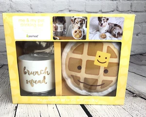Hund Mutter Becher & Waffel Hundespielzeug Geschenkset ""Brunch Squad"" große Tasse 16 Unzen - Bild 1 von 12