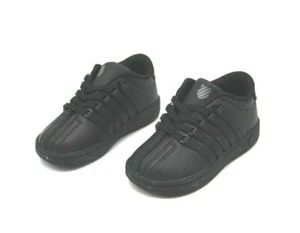 K SWISS CLASSIC VN LOW 23343-003-M BLACK/BLACK INFANT SHOE TODDLER BABYS 5.5 - Picture 1 of 7