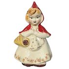 Hull Pottery 967 Little Red Riding Hood Cookie Jar Stars on Apron Vintage 1940s