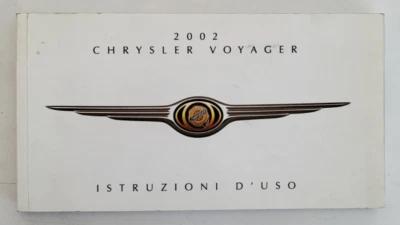 Libretto Uso E Manutenzione Chrysler Voyager 2002 - Immagine 1 di 2