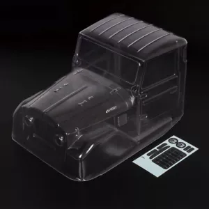 New! Carbon Fiber LCG Chassis Kit w/ Gearbox Cab body for 1/10 RC Crawler Builds - Picture 1 of 50