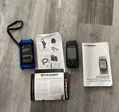 Lowrance GPS iFinder 12 Channel Receiver With Map Create 6 GPS Mapping Access - Image 1 of 4