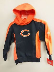 Youth Chicago Bears Hoodie Sweatshirt Choose Size Reebok N W T HARD 2 FIND