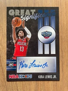 2020-21 Panini NBA Hoops - Great SIGnificance #GS-KLJ - Kira Lewis Jr. - Bild 1 von 2