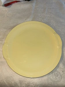 Vintage Yellow Lu-Ray Pastels U.S.A. Servierplatte 11 Zoll - Bild 1 von 8