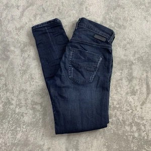 Diesel Jeans Women 28x27” Blue Stretch Slim Skinny Fit Distressed Krailey-B-Ne - Picture 1 of 14