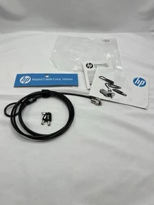 Bloqueo de cable de seguridad con llave HP 6 pies 10 mm para Studio x360 G5, 17 G6 G5 T1A62AA - Imagen 1 de 1