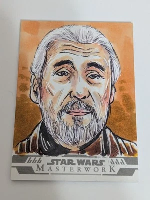 💰2024 TOPPS STAR WARS MASTERWORK SKETCH CARD ARITST AUTO 1/1 RICO ROSA - Image 1 of 2