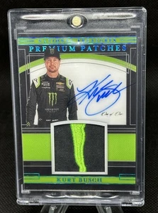 🔥2020 National Treasures Racing Kurt Busch 1/1 Race-Worn Monster Patch ~ Auto🔥 - Picture 1 of 5