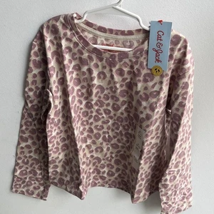 Cat and Jack cheetah girls print long sleeve size s 6/7 - Picture 1 of 1
