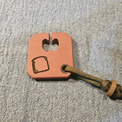 PNW Toast Tattoo Breadtie Natty Micarta NUEVO Foto 1 de 2