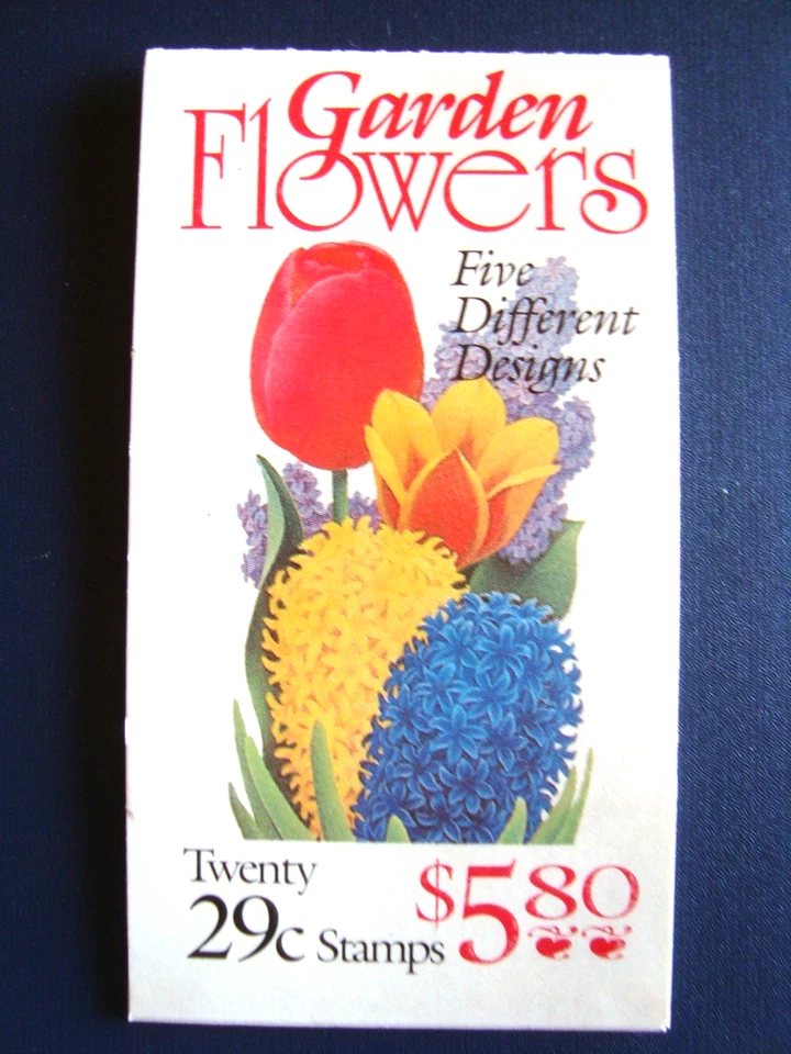 U.S. BOOKLET OF 20 SCOTT #BK208 29ct 1993 GARDEN FLOWERS MINT - Image 1 of 1