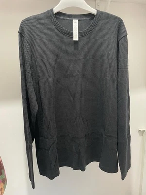 Alo Elevate Waffle Manga Larga Crew Negro XL Foto 1 de 4