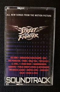 STREET FIGHTER Motion Picture Soundtrack Cassette Tape Hip Hop 90s Rare B Boy - Picture 1 of 3