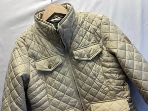 Tommy Hilfiger Diamond Quilted Full Zip Jacke Beige Damen Small W Taschen - Bild 1 von 11