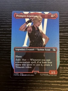 Prompto Argentum (Borderless FOIL) - Final Fantasy Magic The Gathering - Imagen 1 de 2