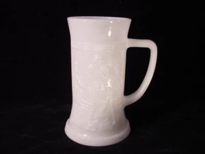 Taza copa de vidrio con leche tiara vintage escena colonial - Imagen 1 de 2