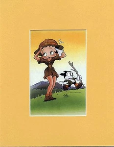 BETTY BOOP~8 x 10 stampa tappetino~USCITA SAFARI~SEXY AL SOLE~NUOVO - Foto 1 di 1