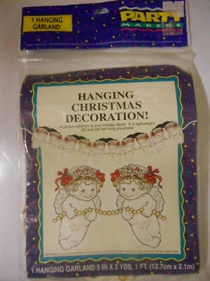 GUIRNALDA COLGANTE DE Navidad de ángeles querubines Dreamsicles Dulces Bendiciones 72" nueva Foto 1 de 3