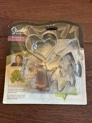 Studio By Sculpey Shape Makers Juego de Hojas IV Gingko Roble Corazón Donna Dewberry Nuevo Foto 1 de 2