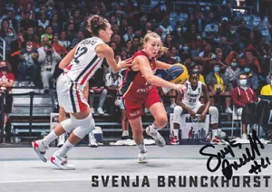 Svenja BRUNCKHORST - Alemania, Oro Olimpiada 2024 Baloncesto, ¡Original! - Imagen 1 de 1