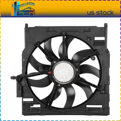 For 2008-2014 BMW X6 2009 2010 2011-2013 X5 AC Radiator Fan Assembly 17427616104 - Изображение 1 из 4