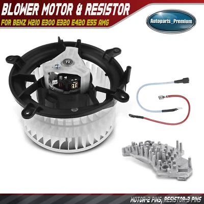 HVAC Blower Motor & Resistor Kit for Mercedes-Benz W210 E300 E320 E420 E55 AMG - Image 1 of 4