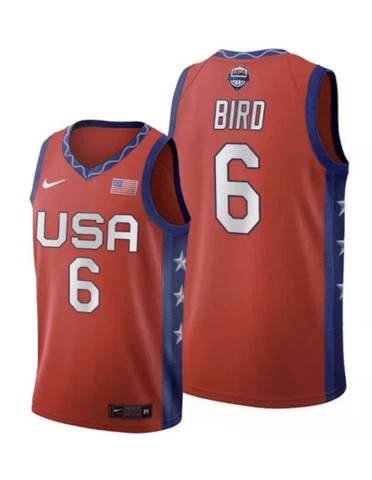 Nike Team USA Sue Bird Road Women’s Medium Olympic Basketball Jersey CZ0731-617 Cover
