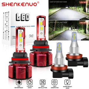 For Mitsubishi Endeavor 2006-2011 Combo 9007+H11 LED Headlight + Fog Light Bulbs - Picture 1 of 12